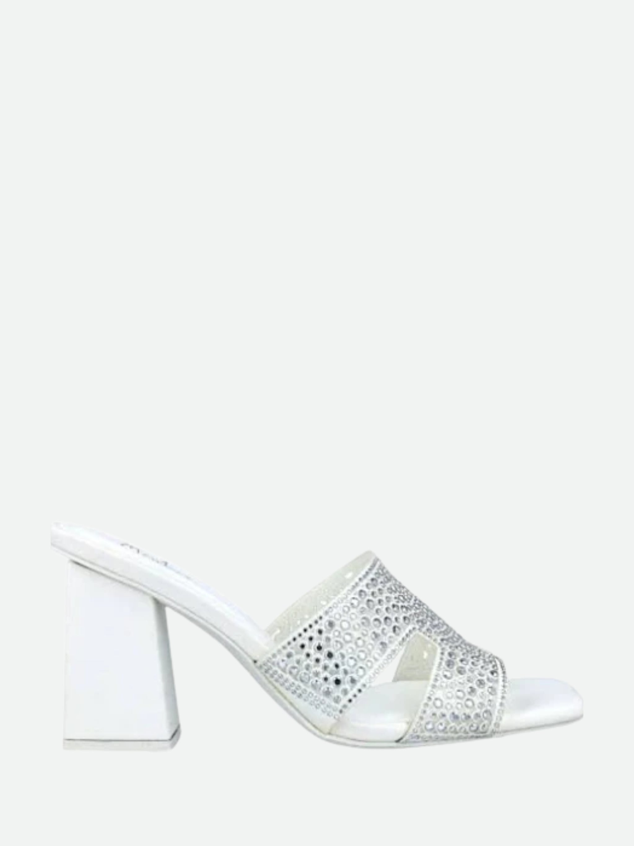 Menbur Heel Mm4 Mid-Low Sparkle White