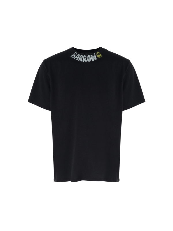 Barrow T-Shirt Collar Logo Black