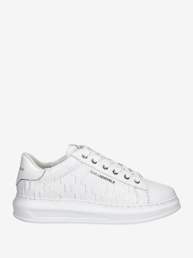 Karl Lagerfeld Sneaker Kl579 Kapri Monogram Emboss Lo White-Mono