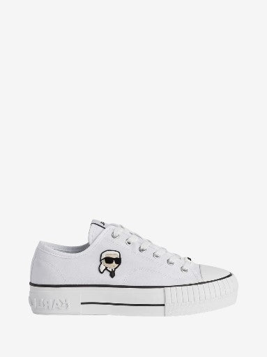 Karl Lagerfeld Sneaker Klls62 Kampus Max Nft Patch Lo Lace White