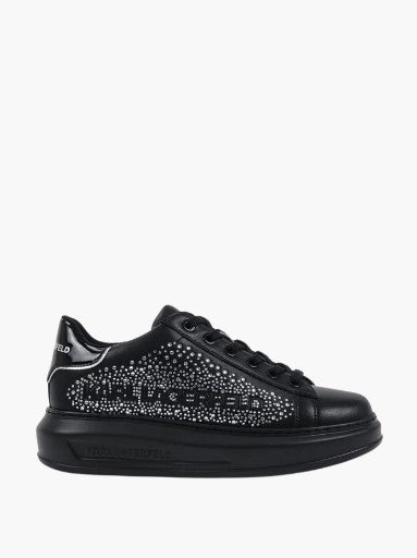 Karl Lagerfeld Sneaker  KLL303 Kapri Konstellation Lo Black Lthr W/Silver
