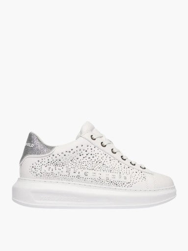 Karl Lagerfeld Sneaker KLL304 Kapri Konstellation Lo White Lthr W/Silver