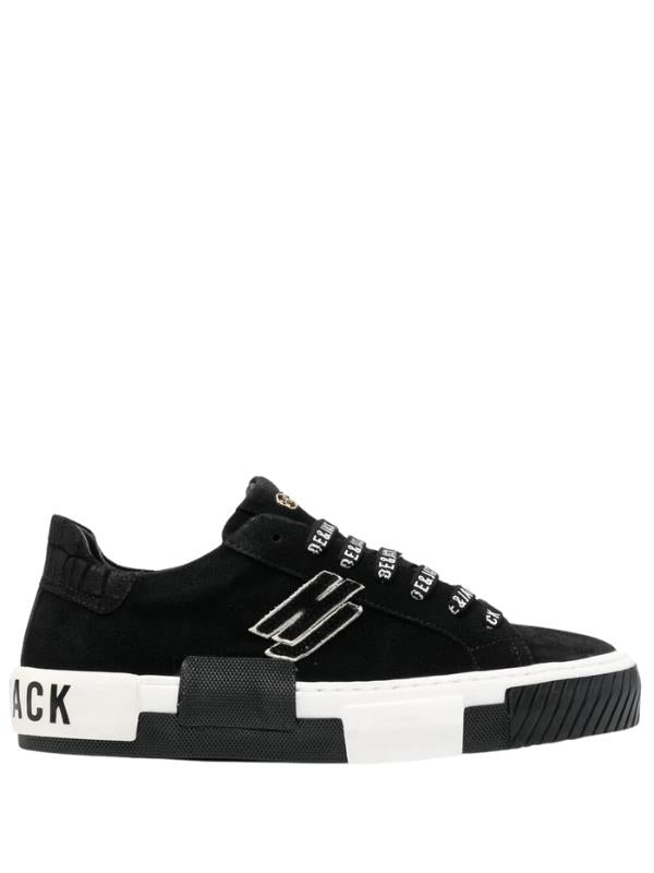 Hide & Jack Sneaker Essence Vulc Logo Lace Black-White