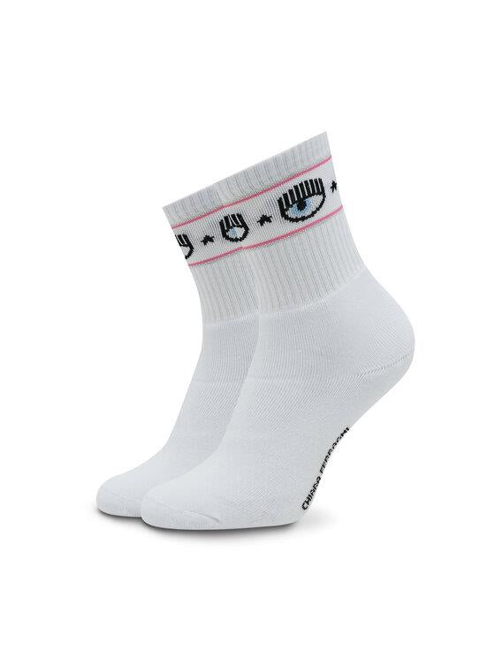 Chiara Ferragni Sock Calzini White-Red