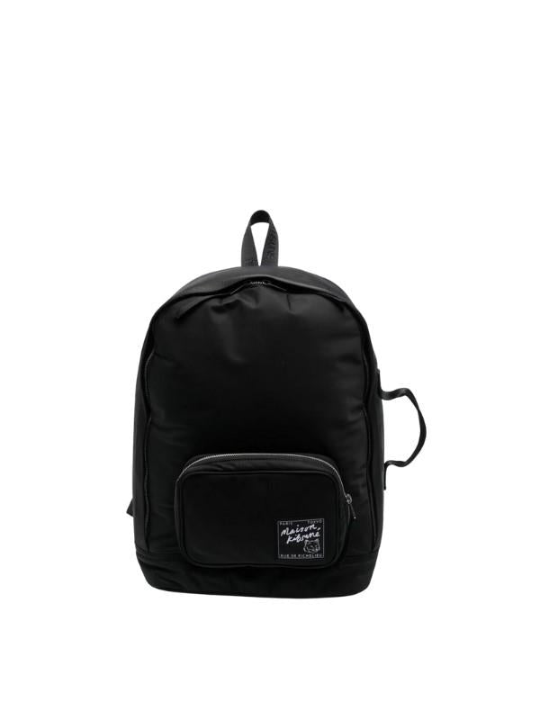Maison Kitsune Bag Backpack Nylon Black