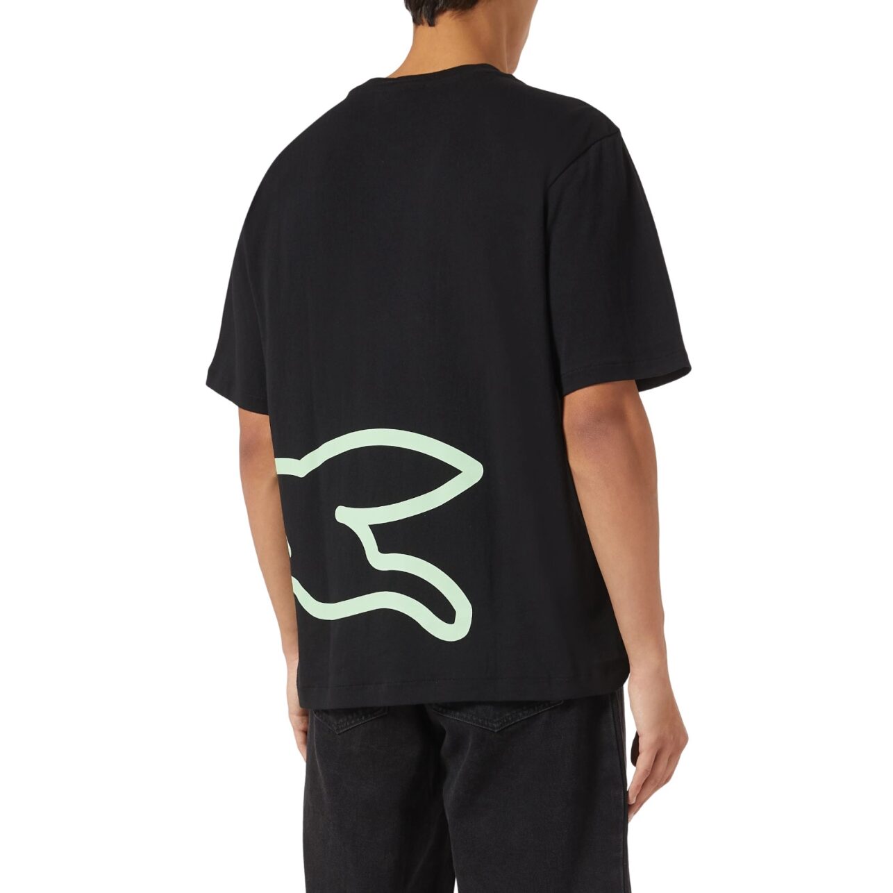 Ice Cream T-Shirt Running Dog Black-Green