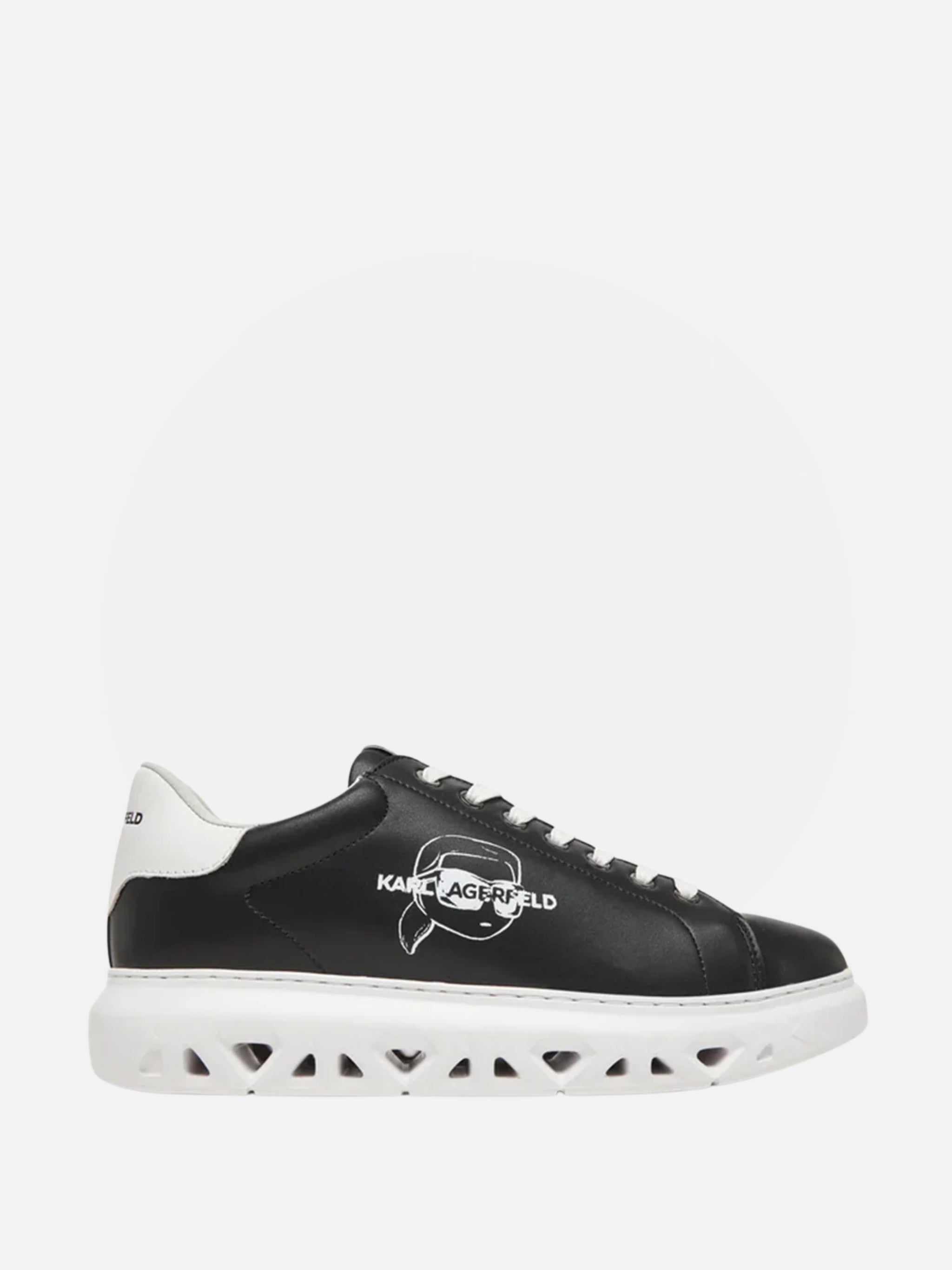 Karl Lagerfeld Sneaker Kl553 Kapri Kite Outline Nft Black-White