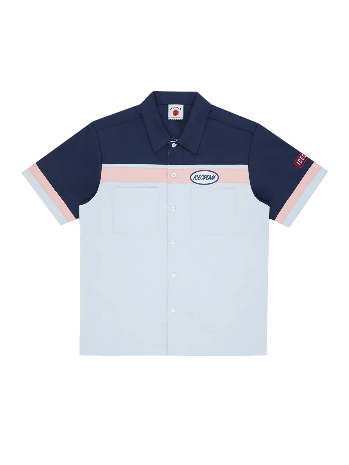 Ice-Cream Shirt Diner Blue-Pink