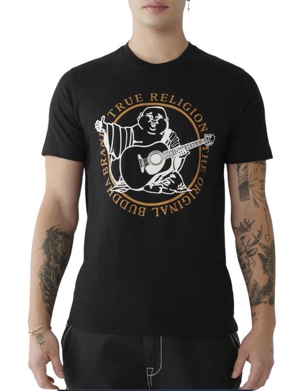 True Religion T-Shirt Original Buddha Black