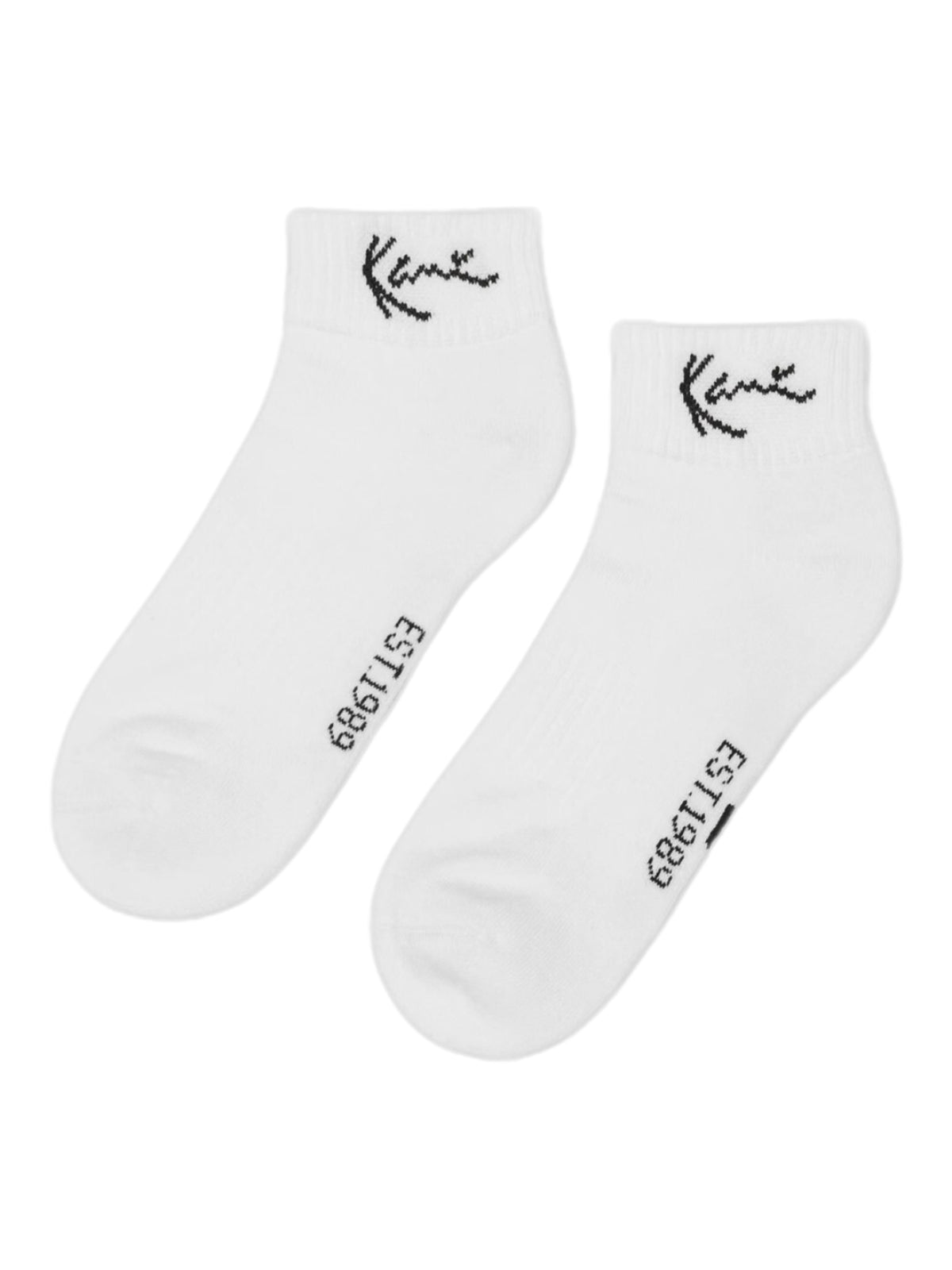 Karl Kani Socks Signature Ankle White