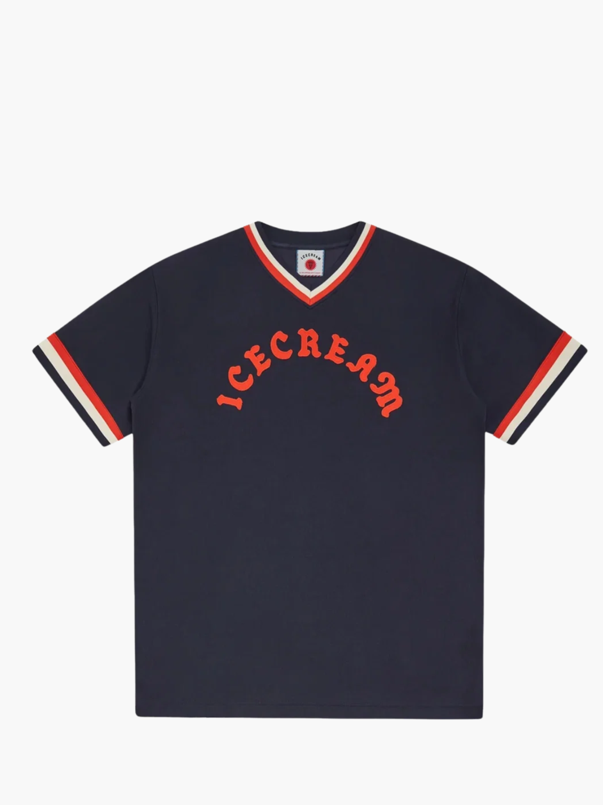 Ice-Cream T-Shirt Football Navy