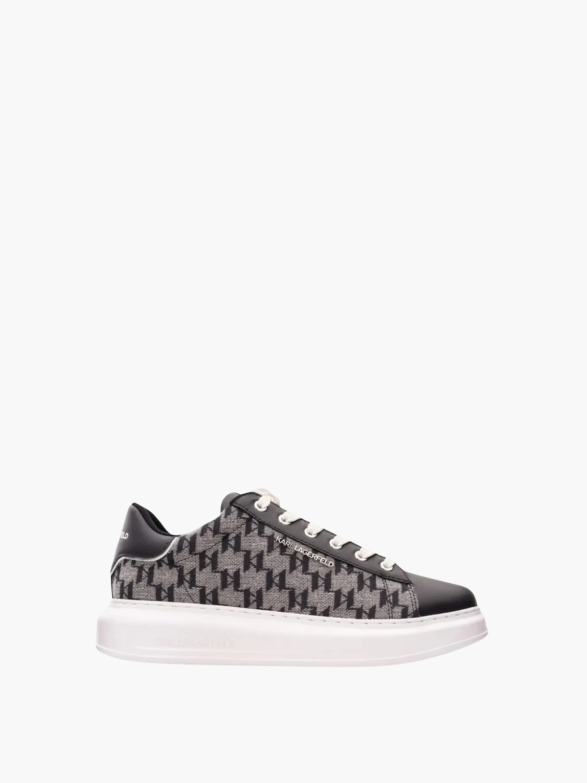 Karl Lagerfeld Sneakers Kapri Jacquard Lace Black