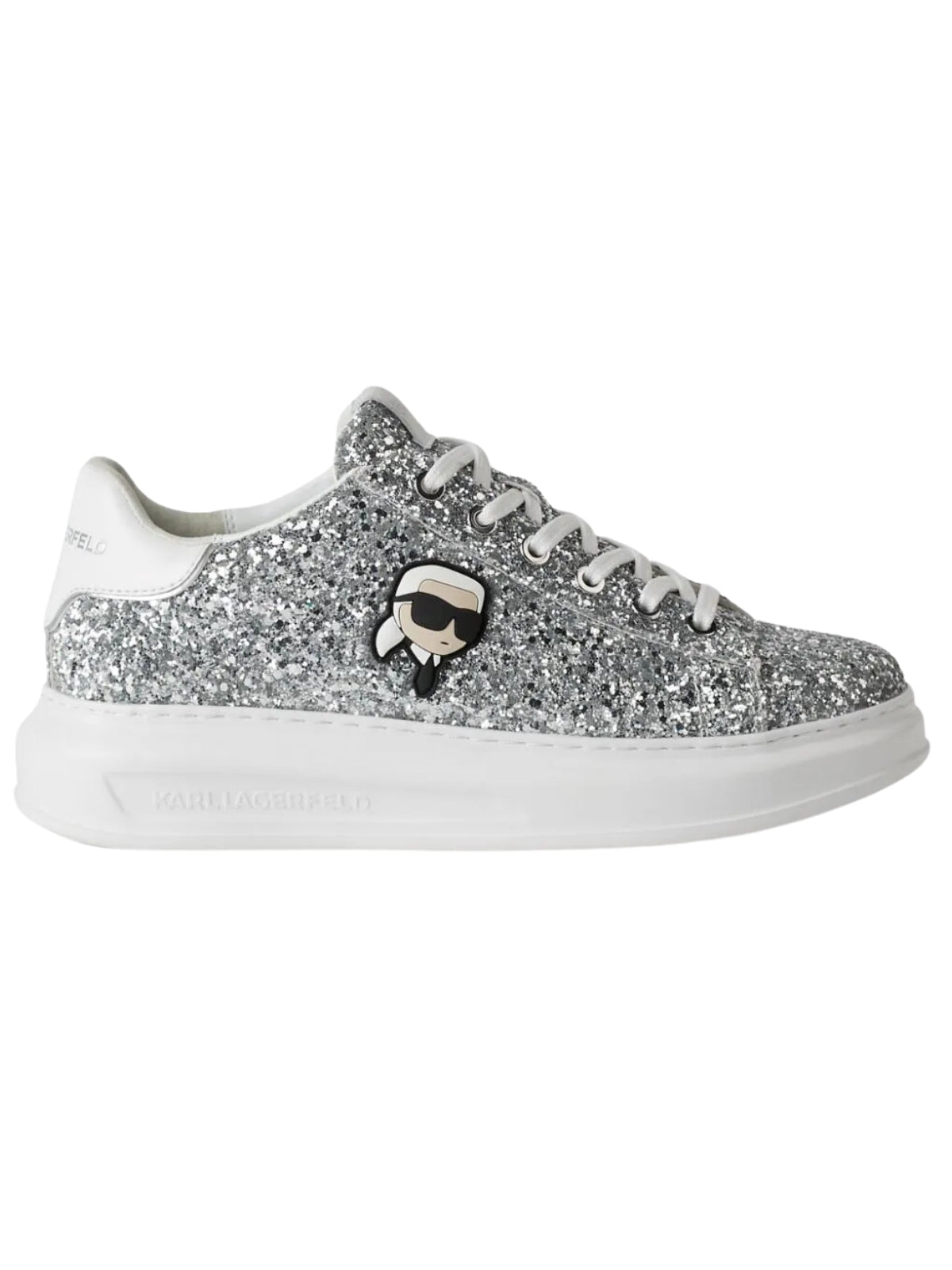 Karl Lagerfeld Sneaker Kapri Karl Glitter Silver