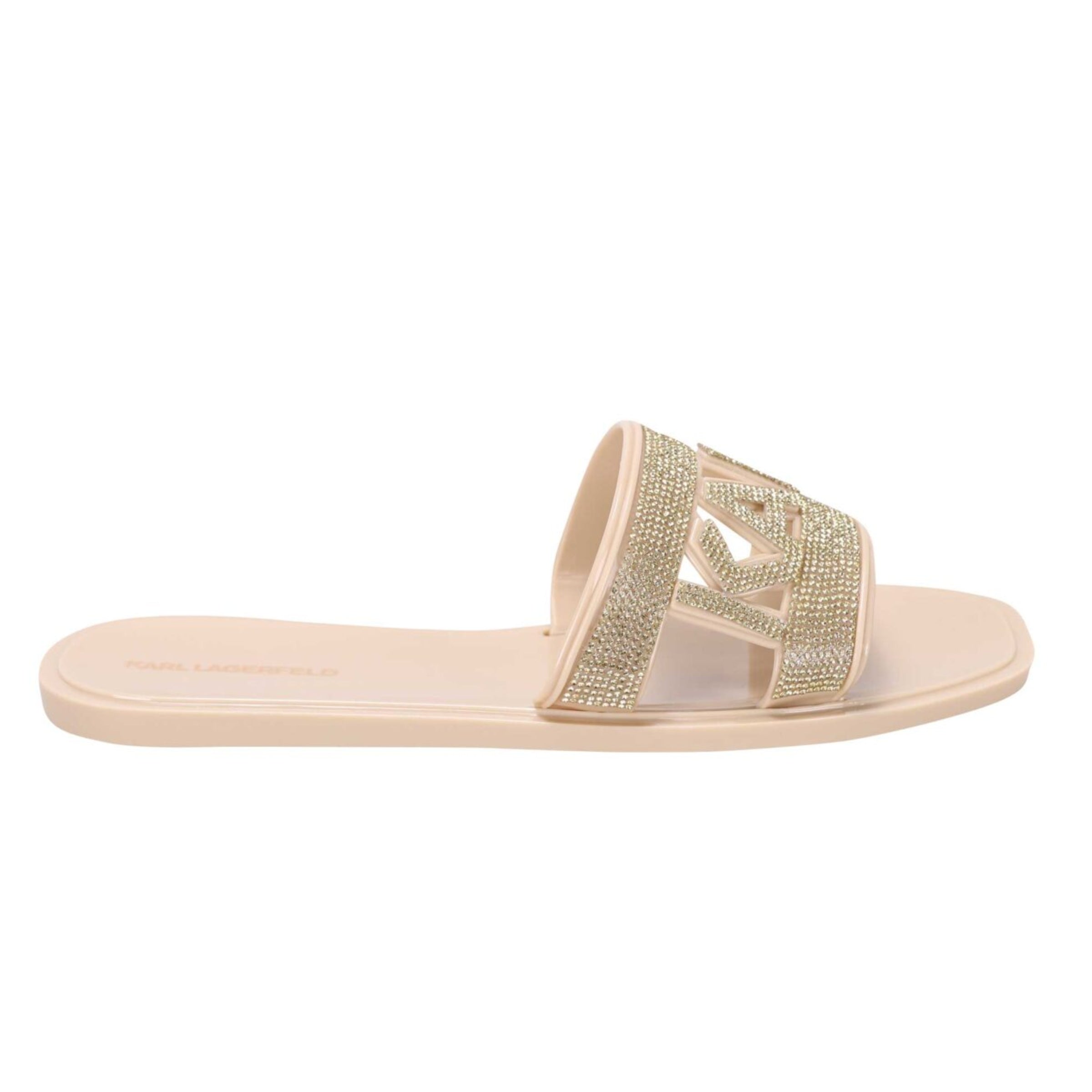 Karl Lagerfeld Sandal Ladies Jelly Iii Sparkle Gold