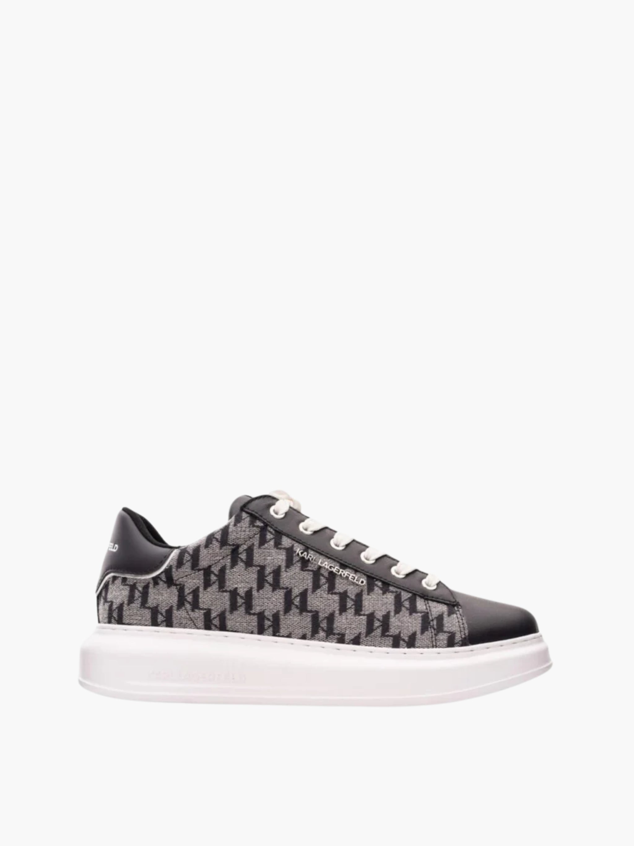 Karl Lagerfeld Sneakers Kapri Jacquard Lace Black