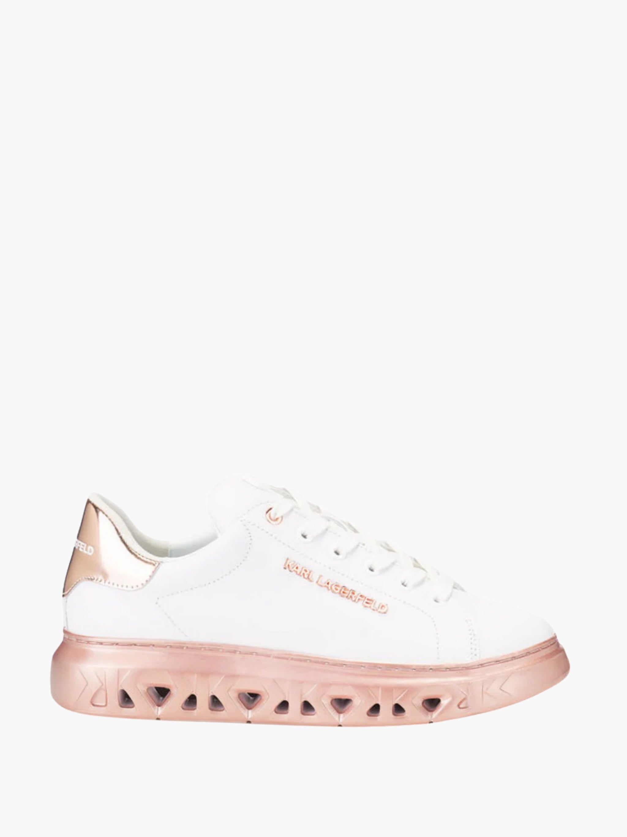 Karl Lagerfeld Sneaker Kll334 Ladies Kapri Kite White-Pink