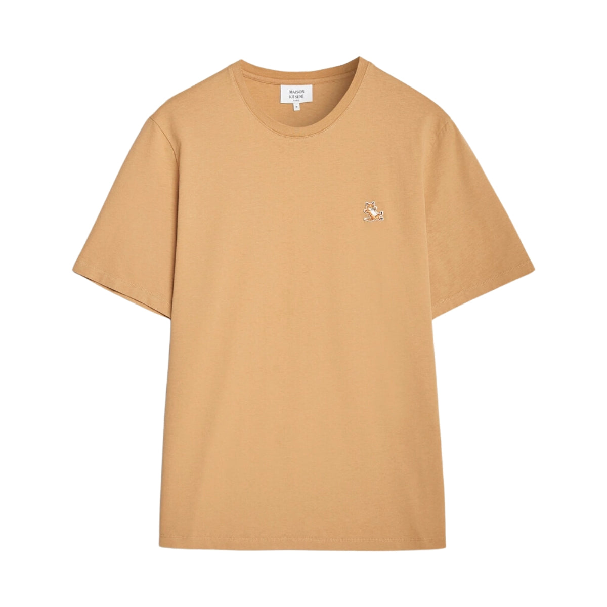 Maison Kitsune T-Shirt Chillax Fox Patch Chamomile