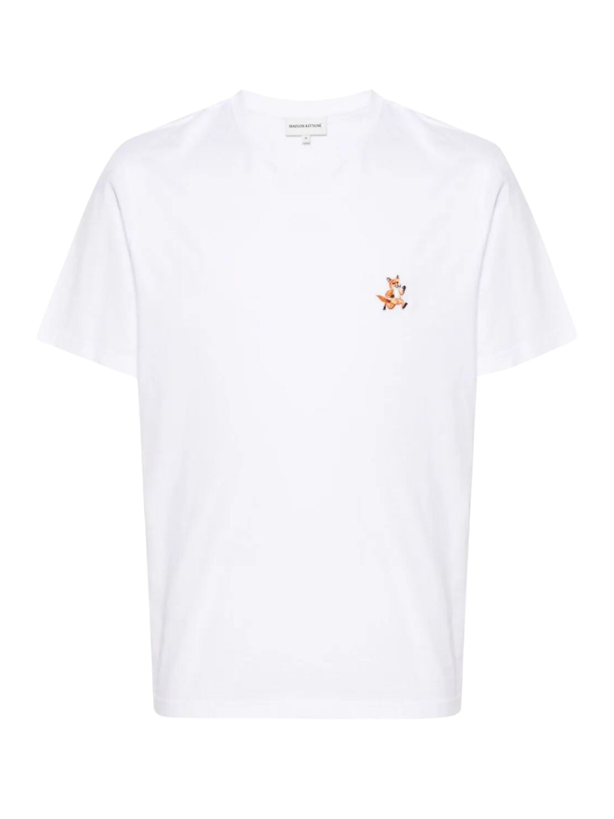 Maison Kitsune T-Shirt Speedy Fox Patch Comfort White