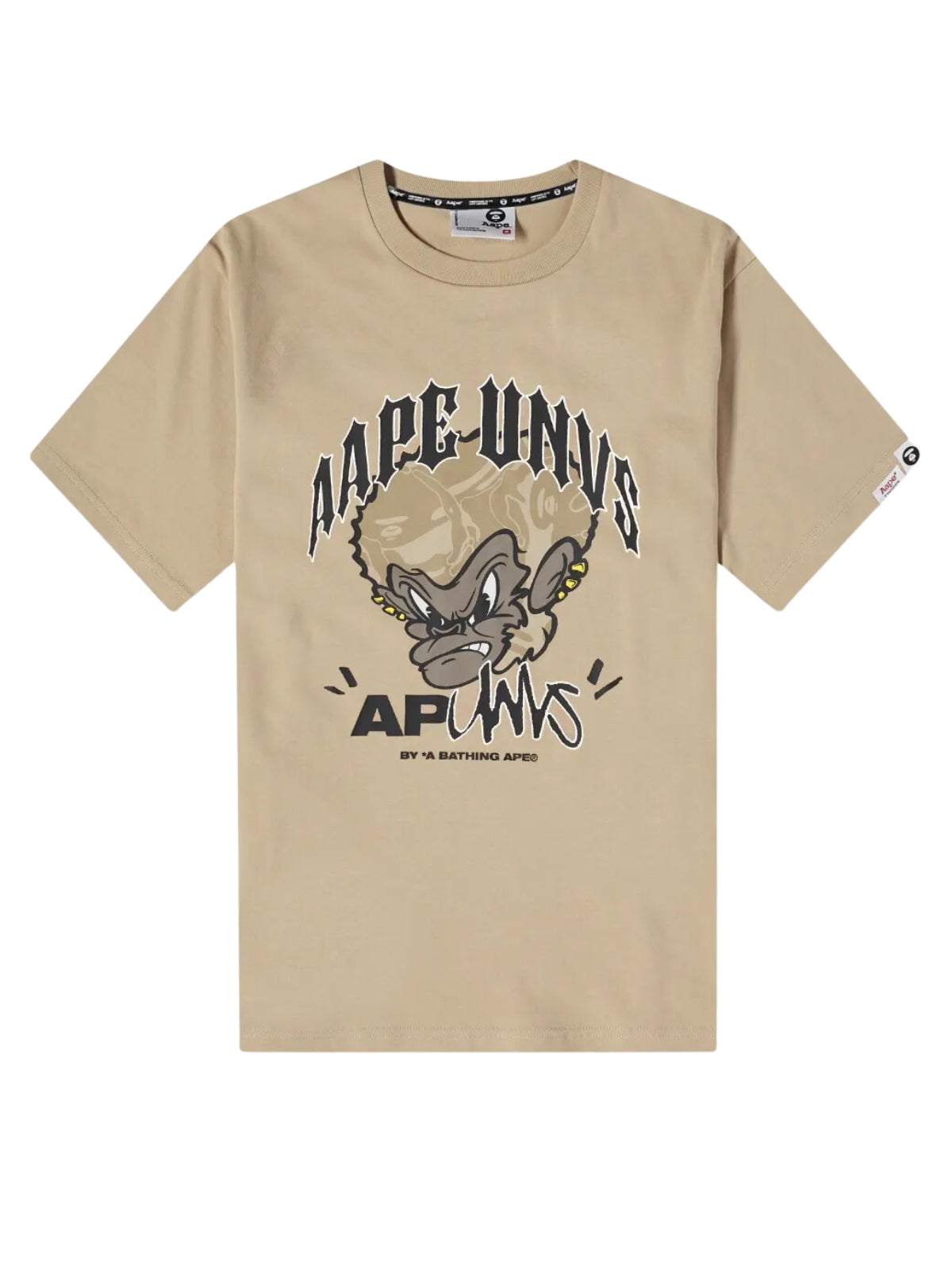 Aape T-Shirt Graphic Ape Beige