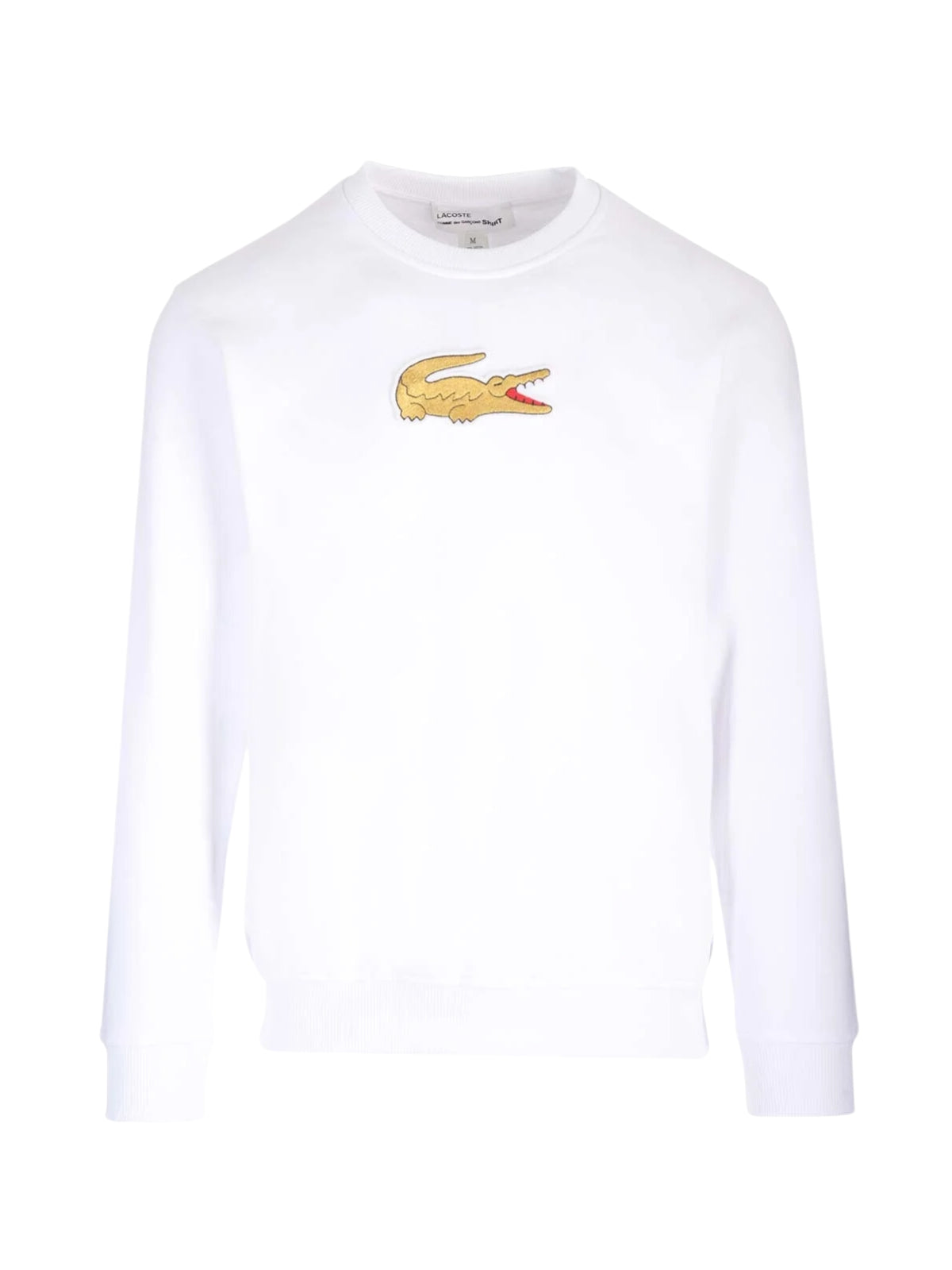 Comme Des Garcons Sweater Lacoste White