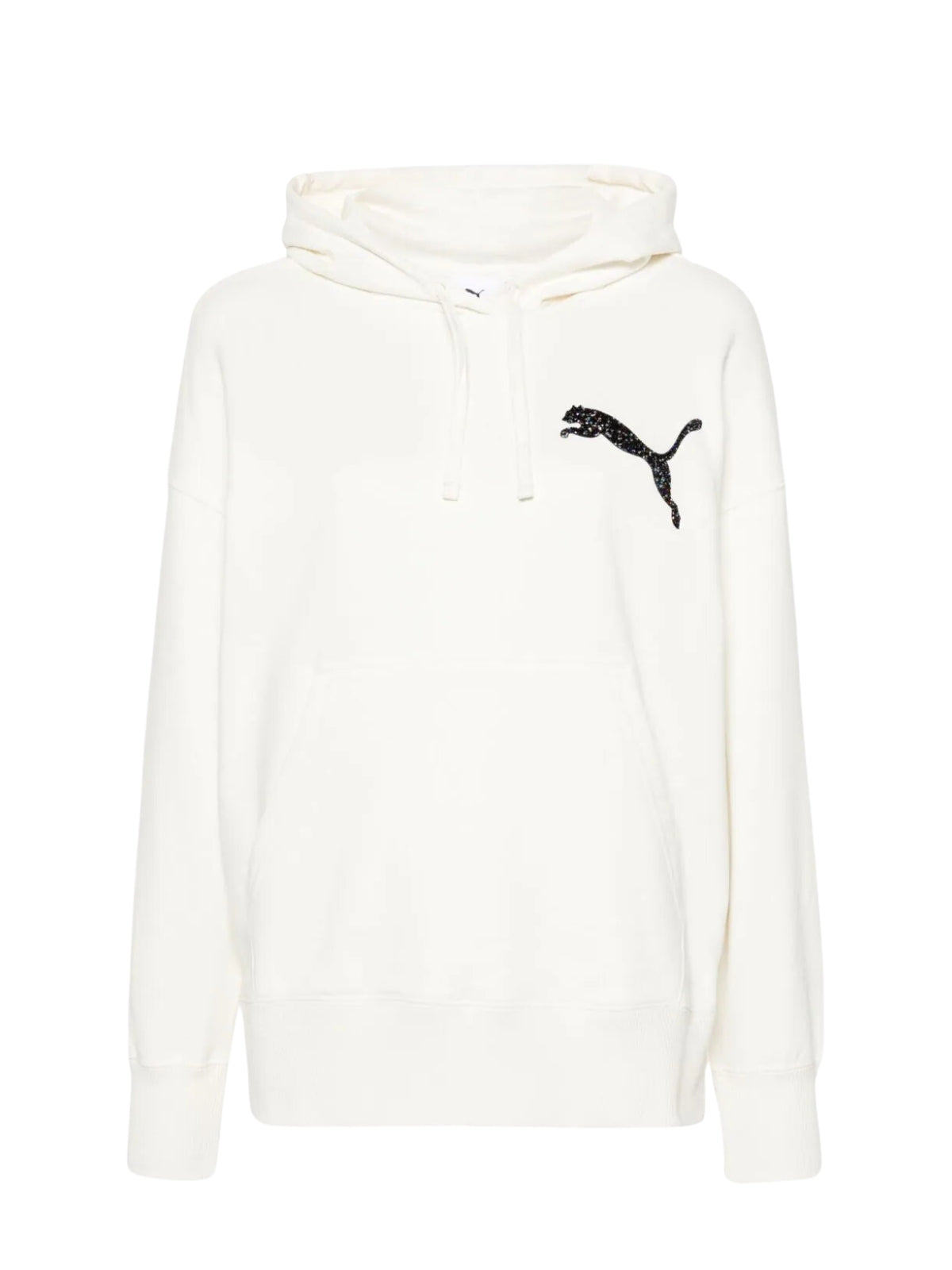 Puma Sweater Ladies Swarovski Crytals Hoodie White