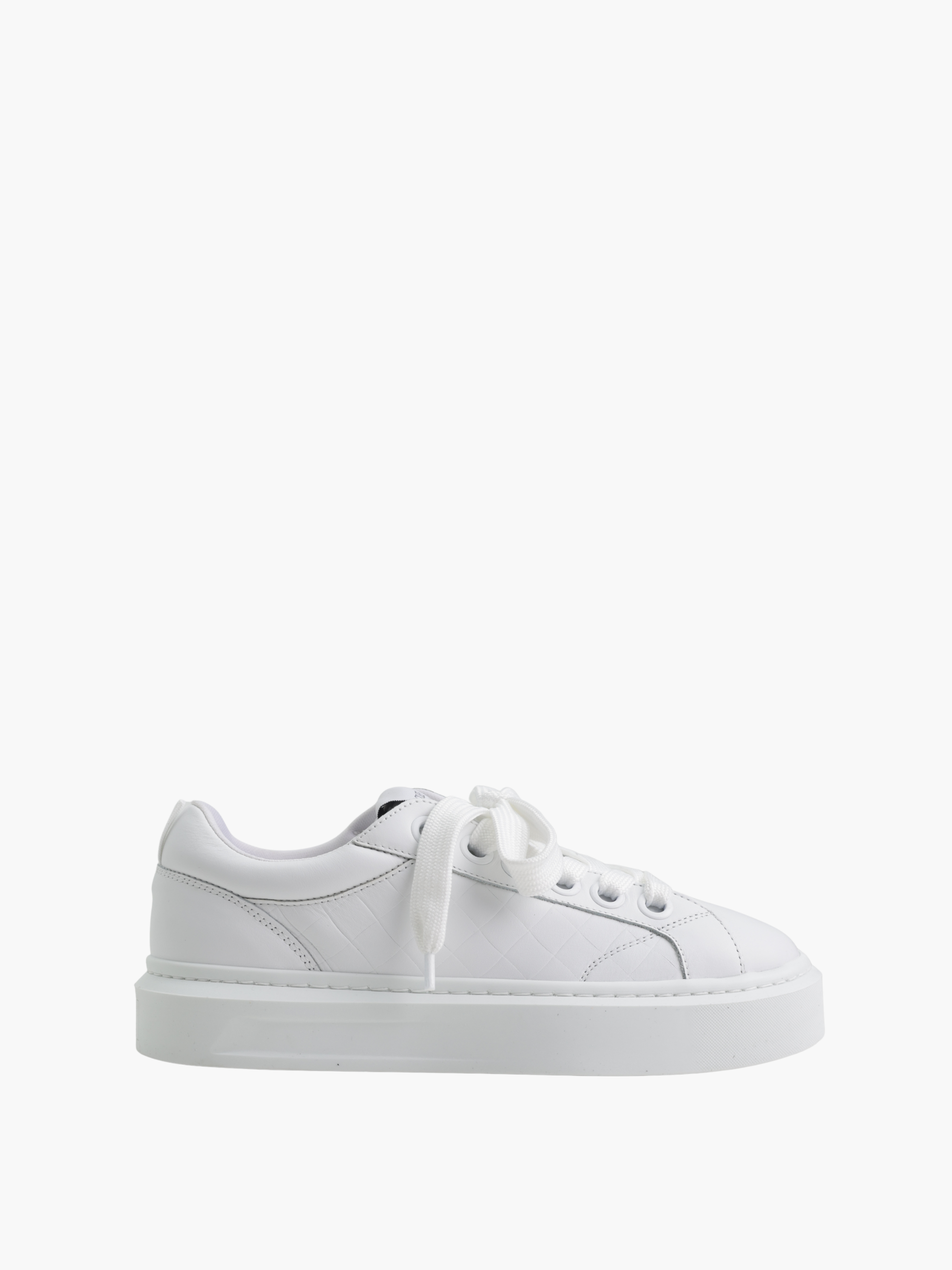 Cleens Sneaker C46 Leather White Sole White