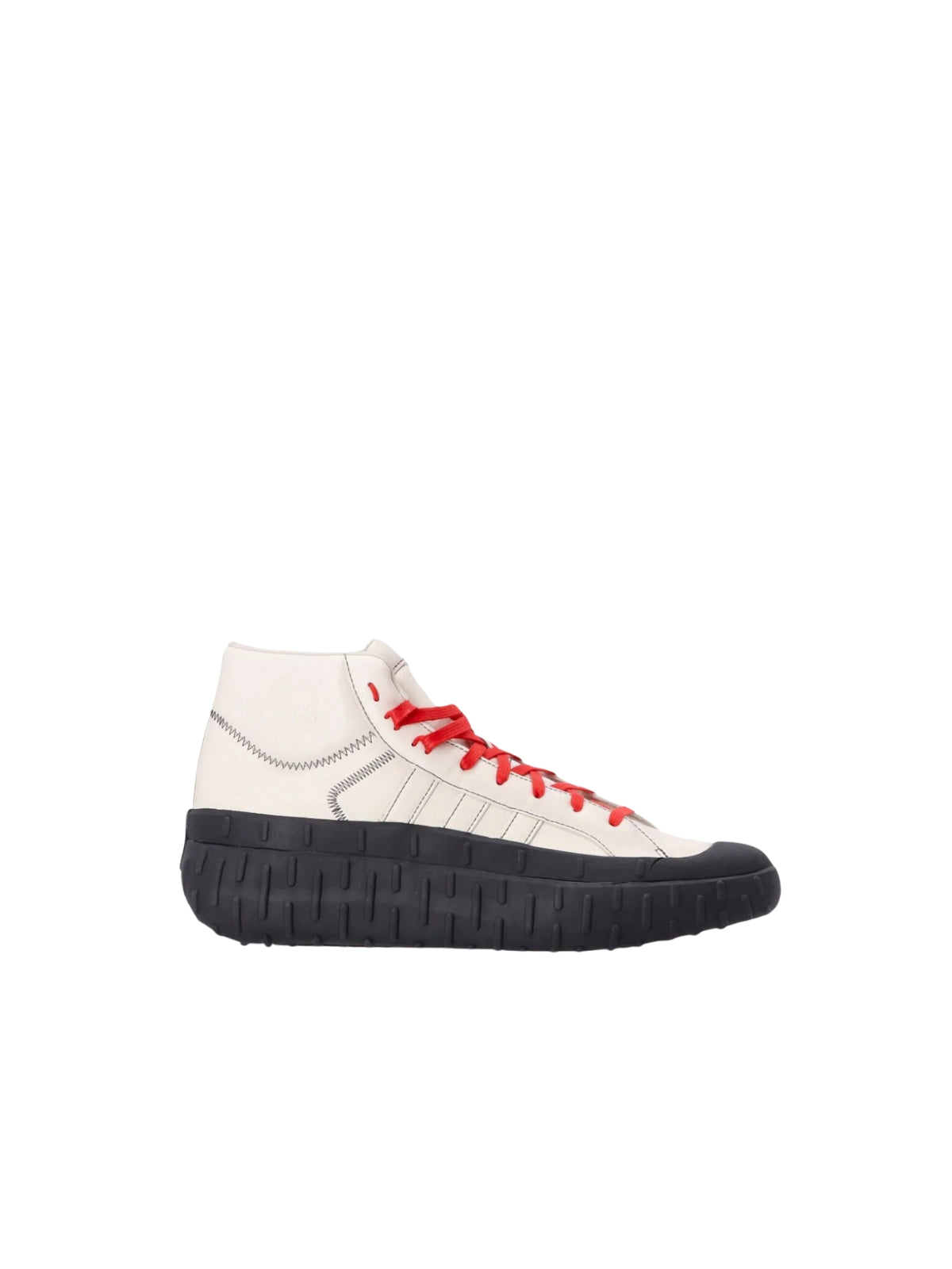 Y-3 Sneaker High Lace Red-Off-White