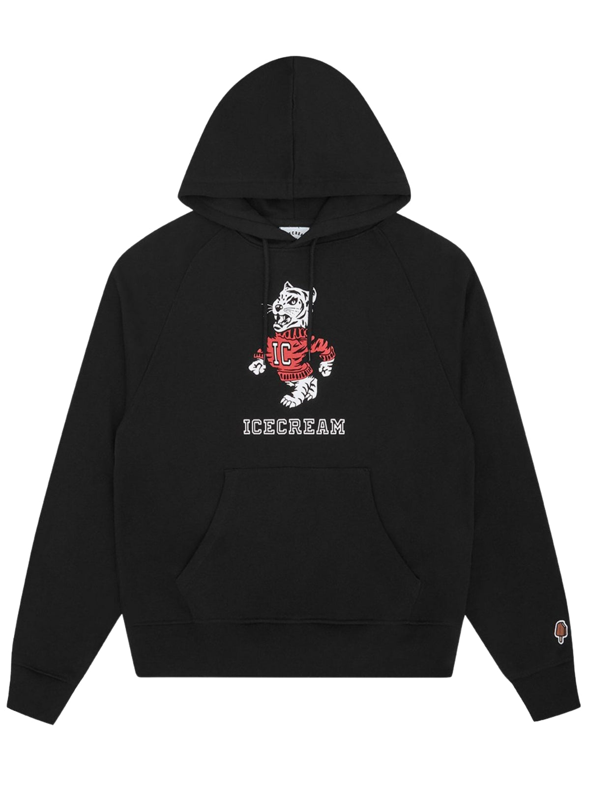 Ice-Cream Sweater Mascot Hoodie Black