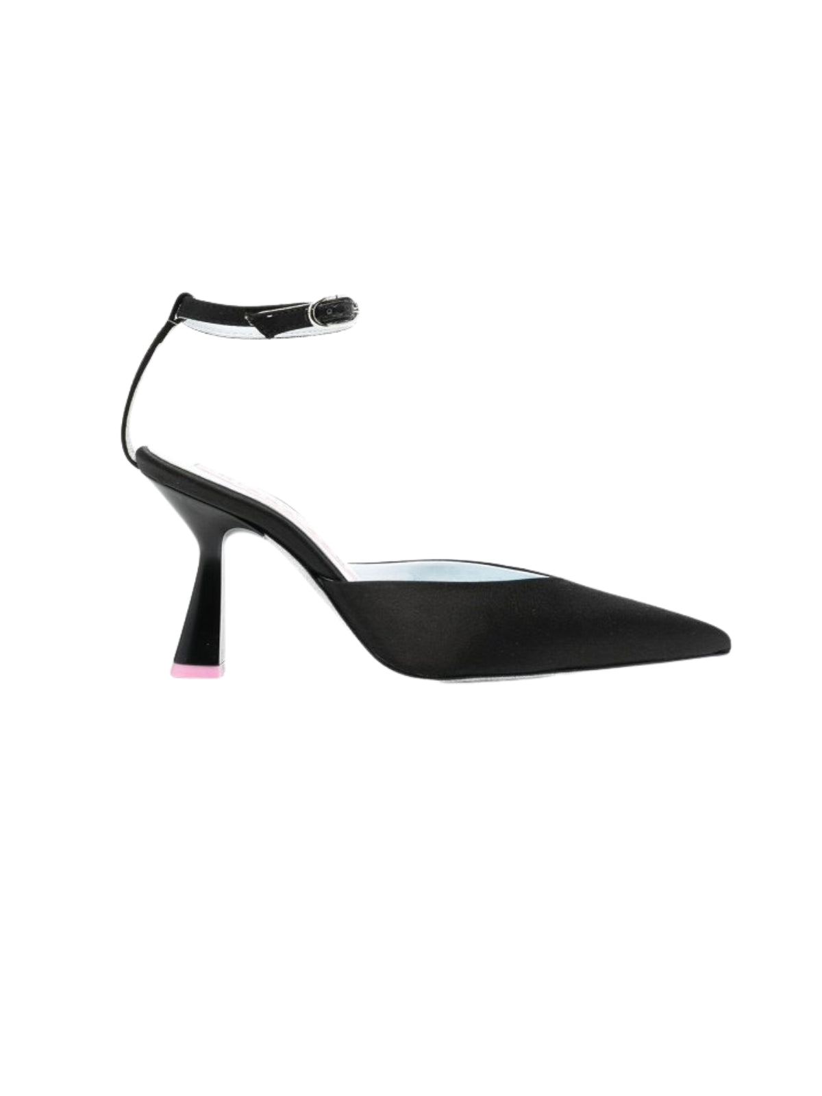 Chiara Ferragni Heel Decollete Satin Black