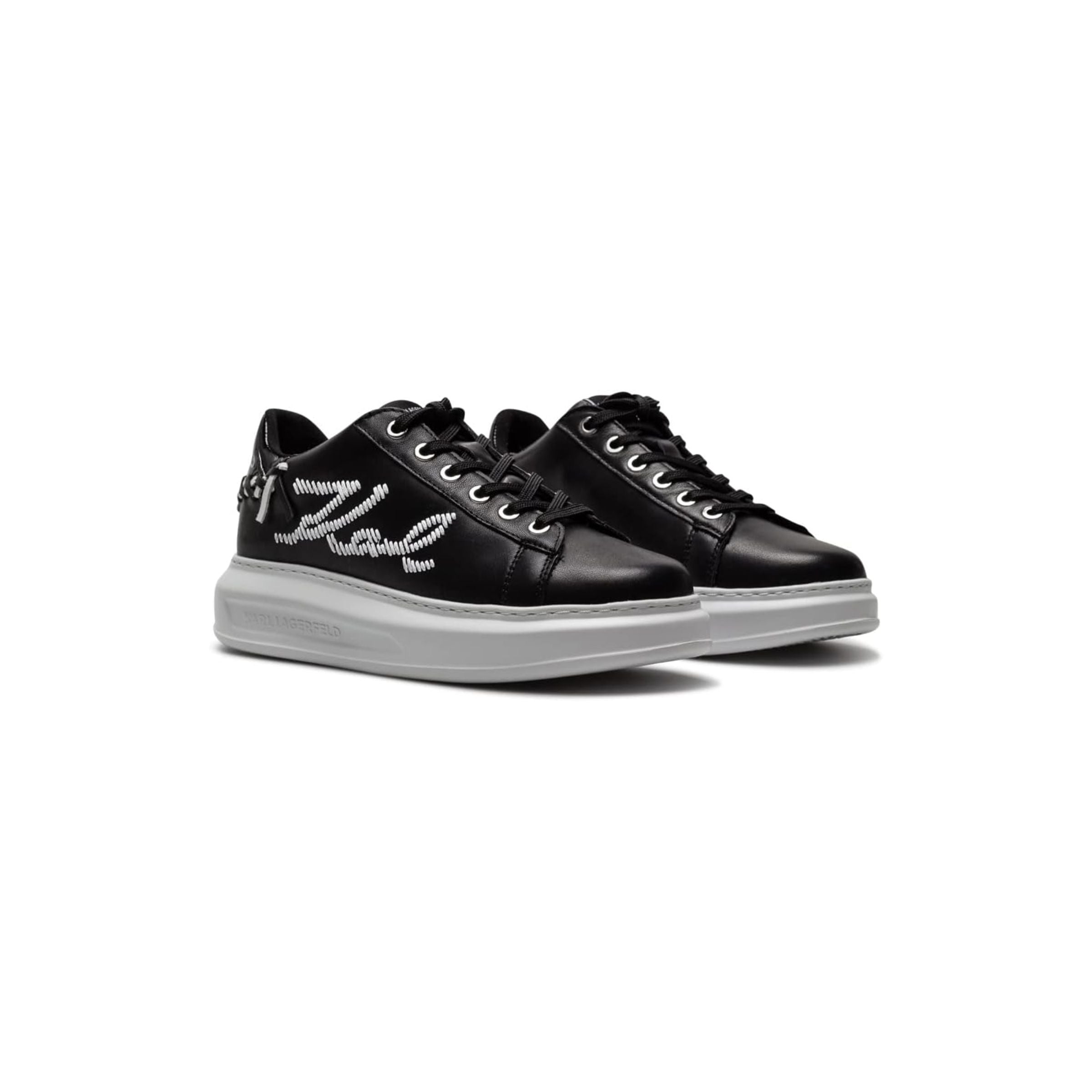 Karl Lagerfeld Ladies Sneaker Kapri Print Black