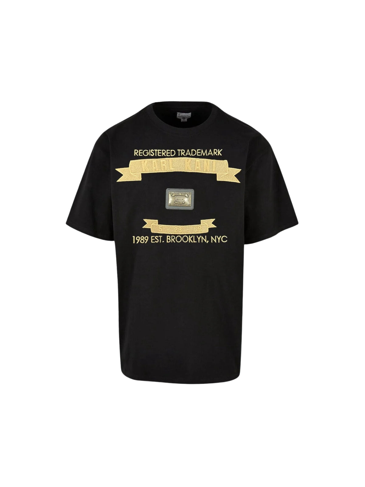 Karl Kani T-Shirt Metal Plate Boxy Black