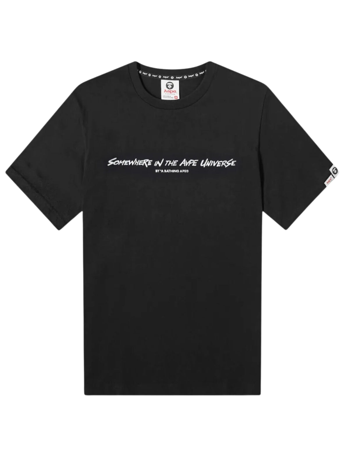 Aape T-Shirt Slogan Black