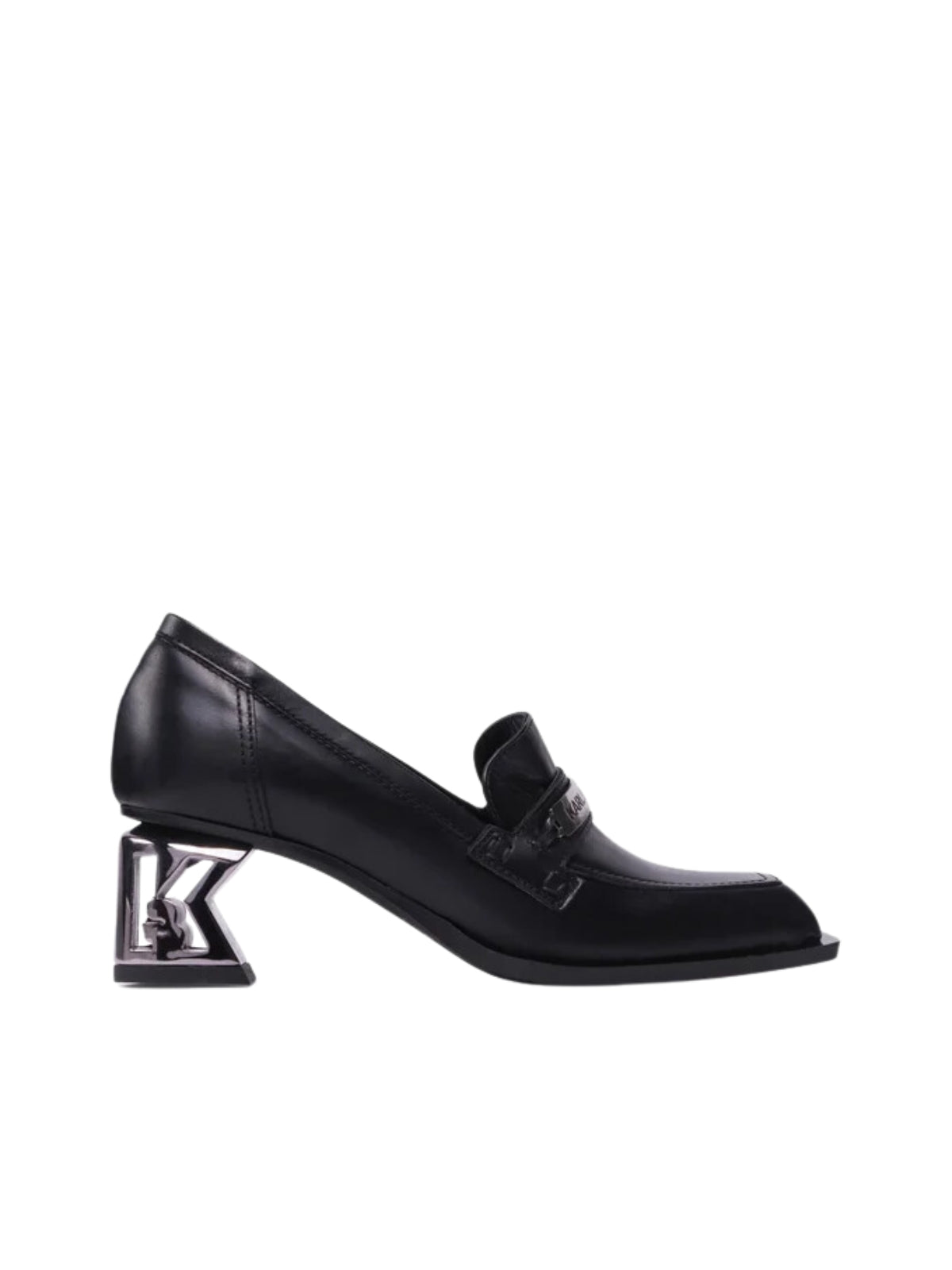 Karl Lagerfeld Heel K-Block Loafer Black