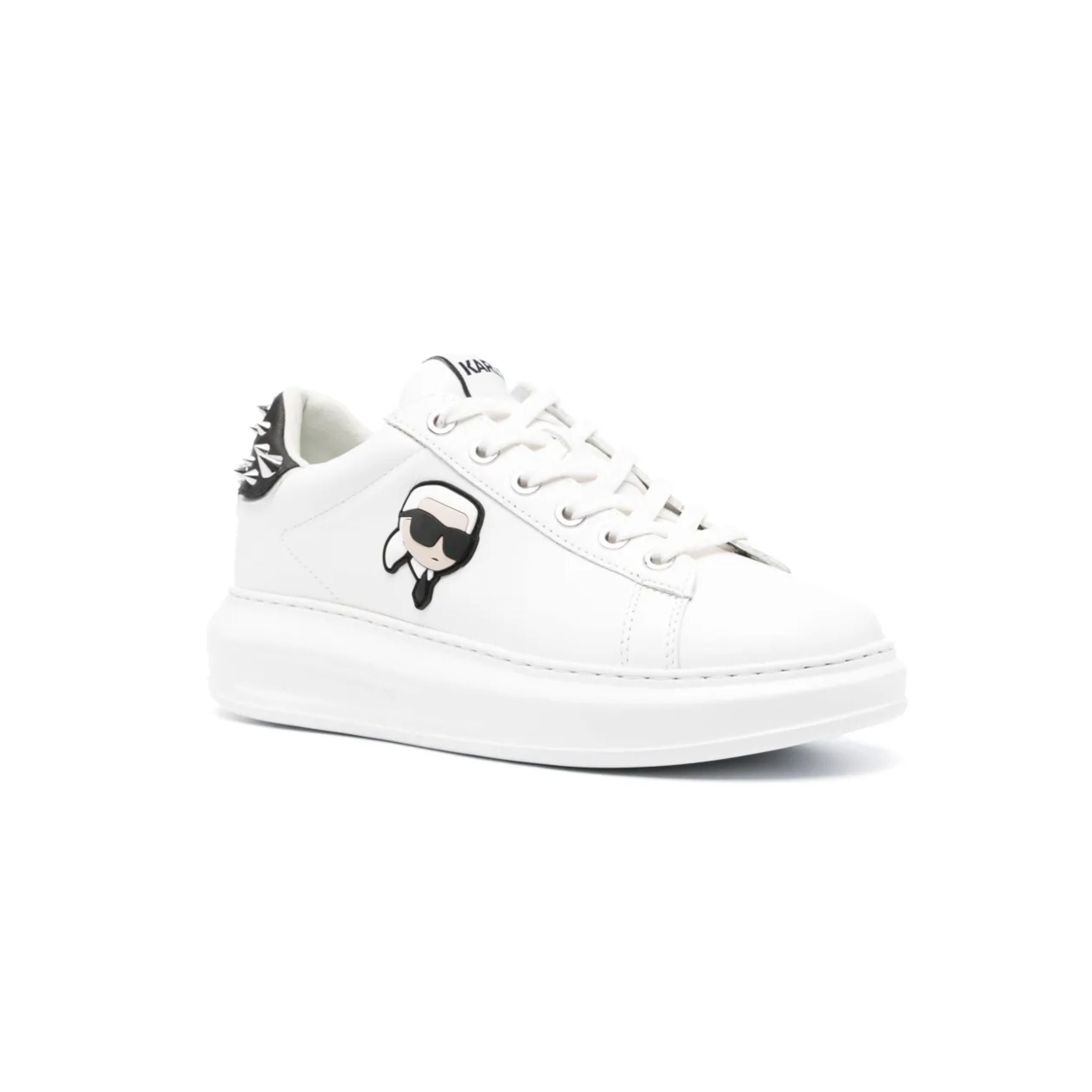 Karl Sneaker Ladies Sneaker Kapri Mirror Stud White