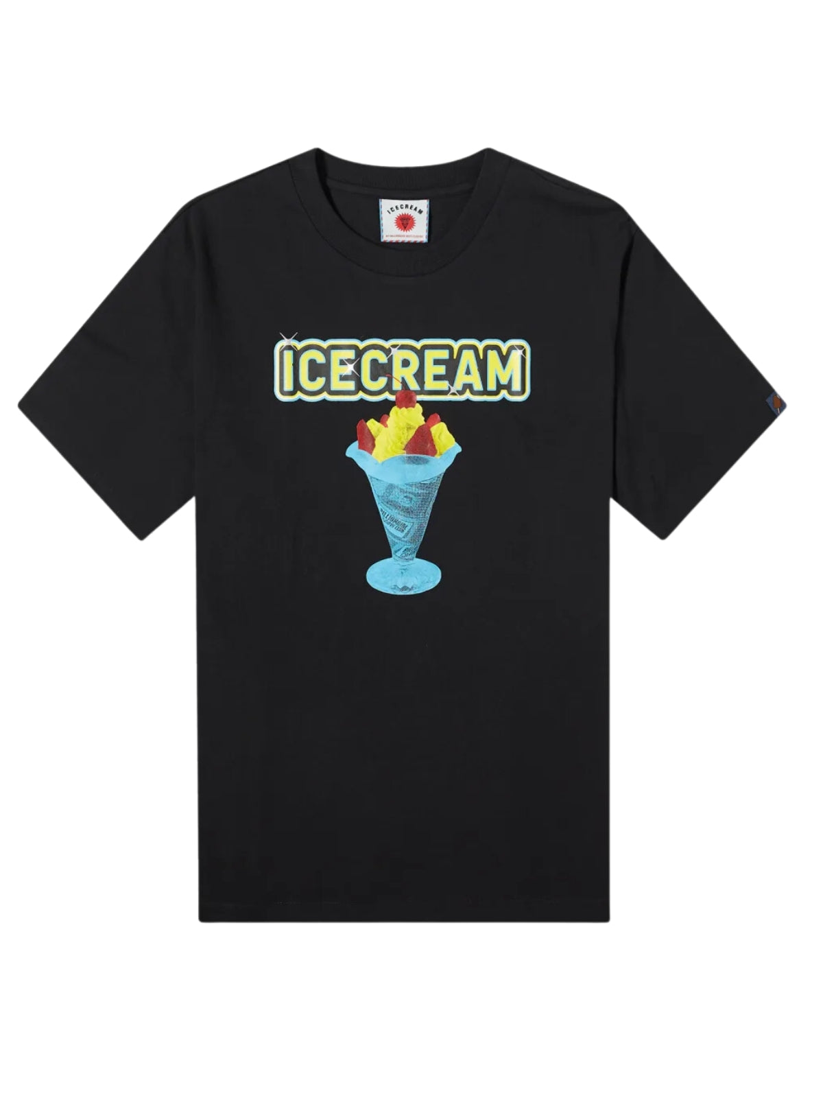 Ice-Cream T-Shirt Logo Black