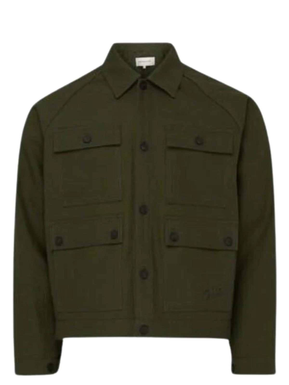 Maison Kitsune Jacket Workwear Button Down Khaki