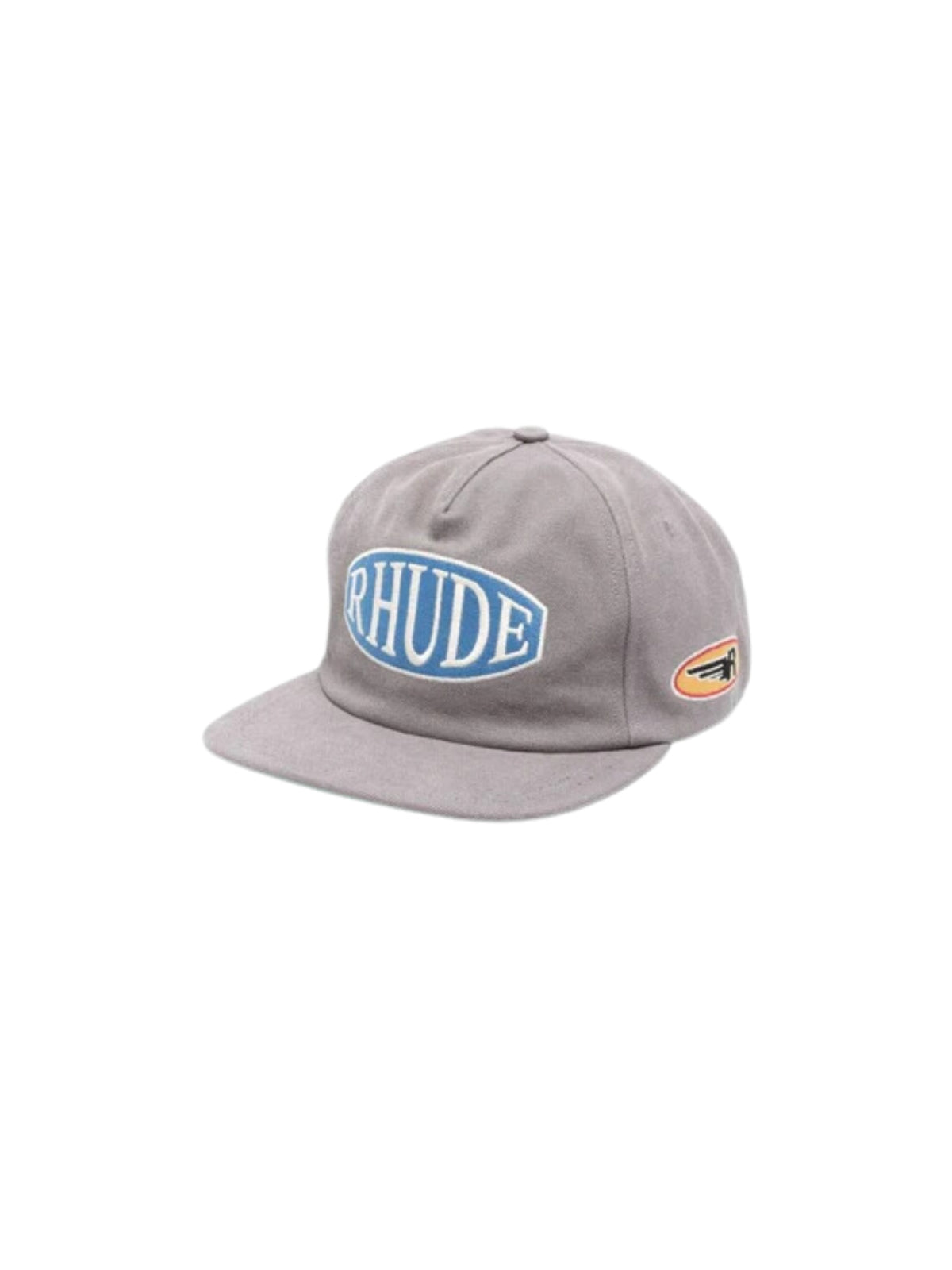 Rhude Cap Rally Washed Canvas Grey