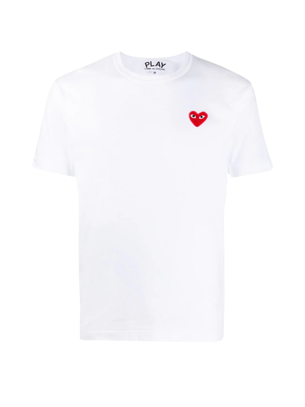 Comme Des Garcons T-Shirt Hearts White