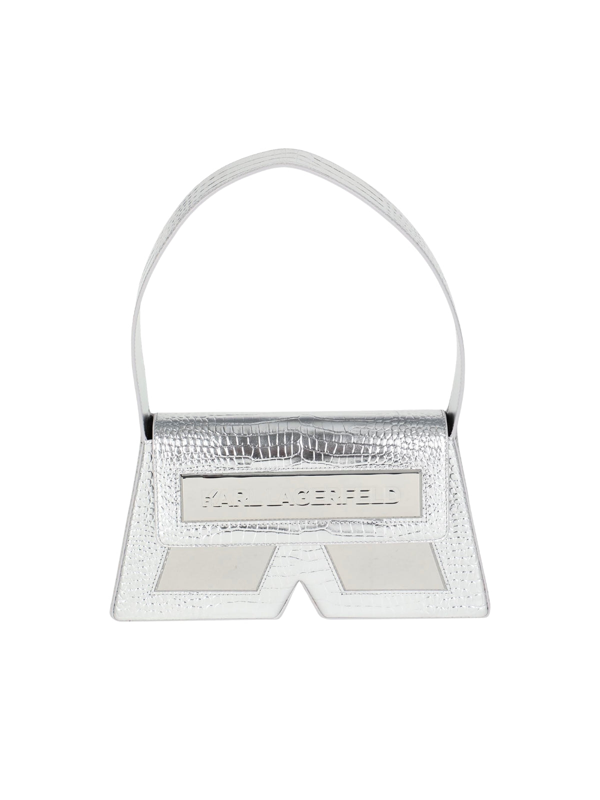 Karl Lagerfeld Bag Shoulder Logo Silver