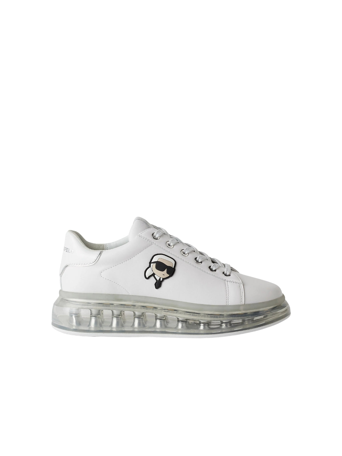 Karl Lagerfeld Sneaker Ladies Kapri Kushion Nft Lo White-Silver