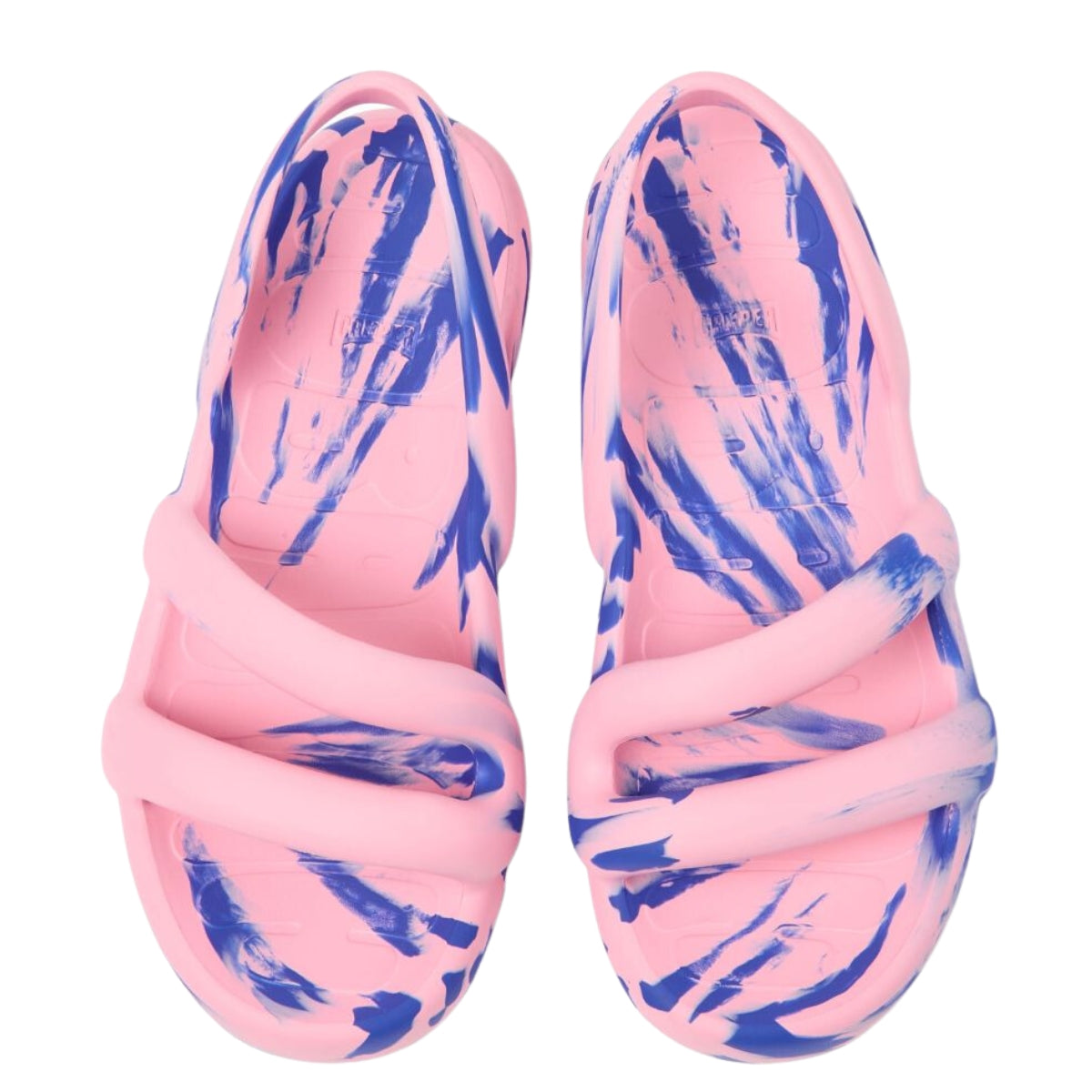 Camper Slide Ladies Kobarah Flat Bio Bombon Pink-Blue