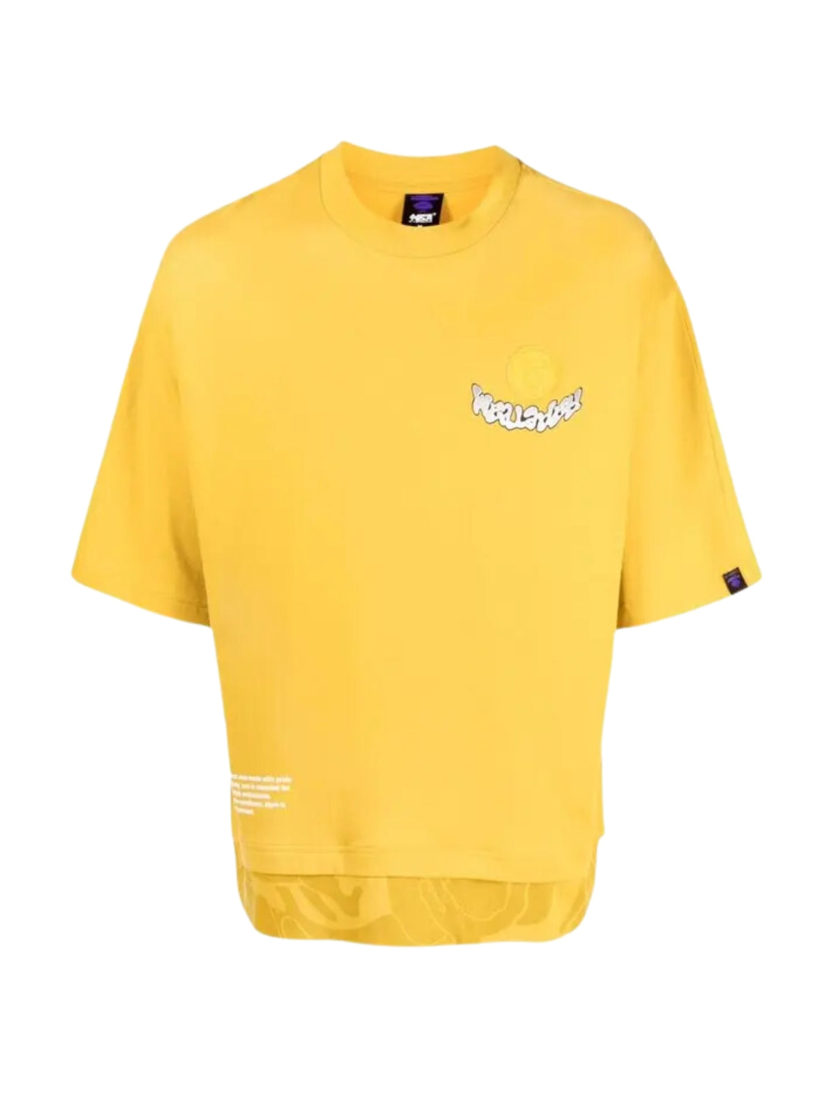 Aape T-Shirt Logo Mustard