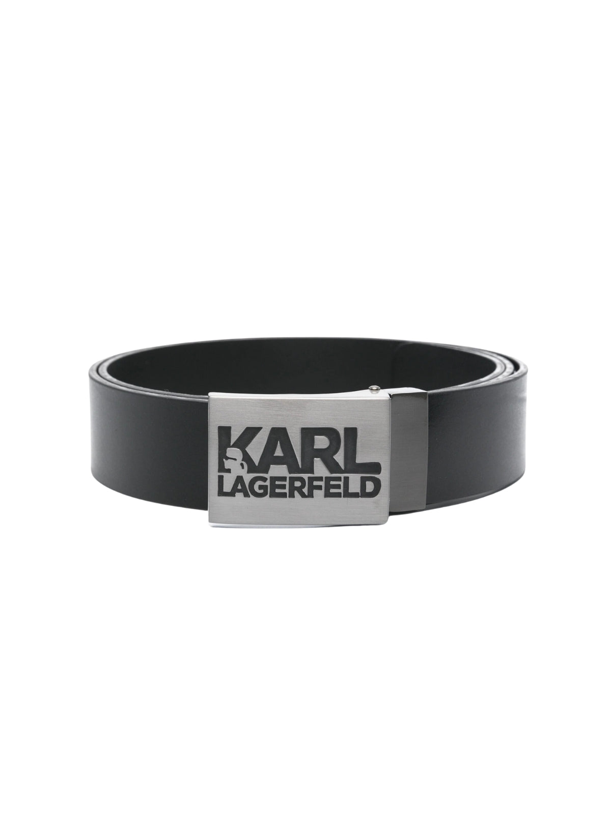 Karl Lagerfeld Belt Buckle Logo Black