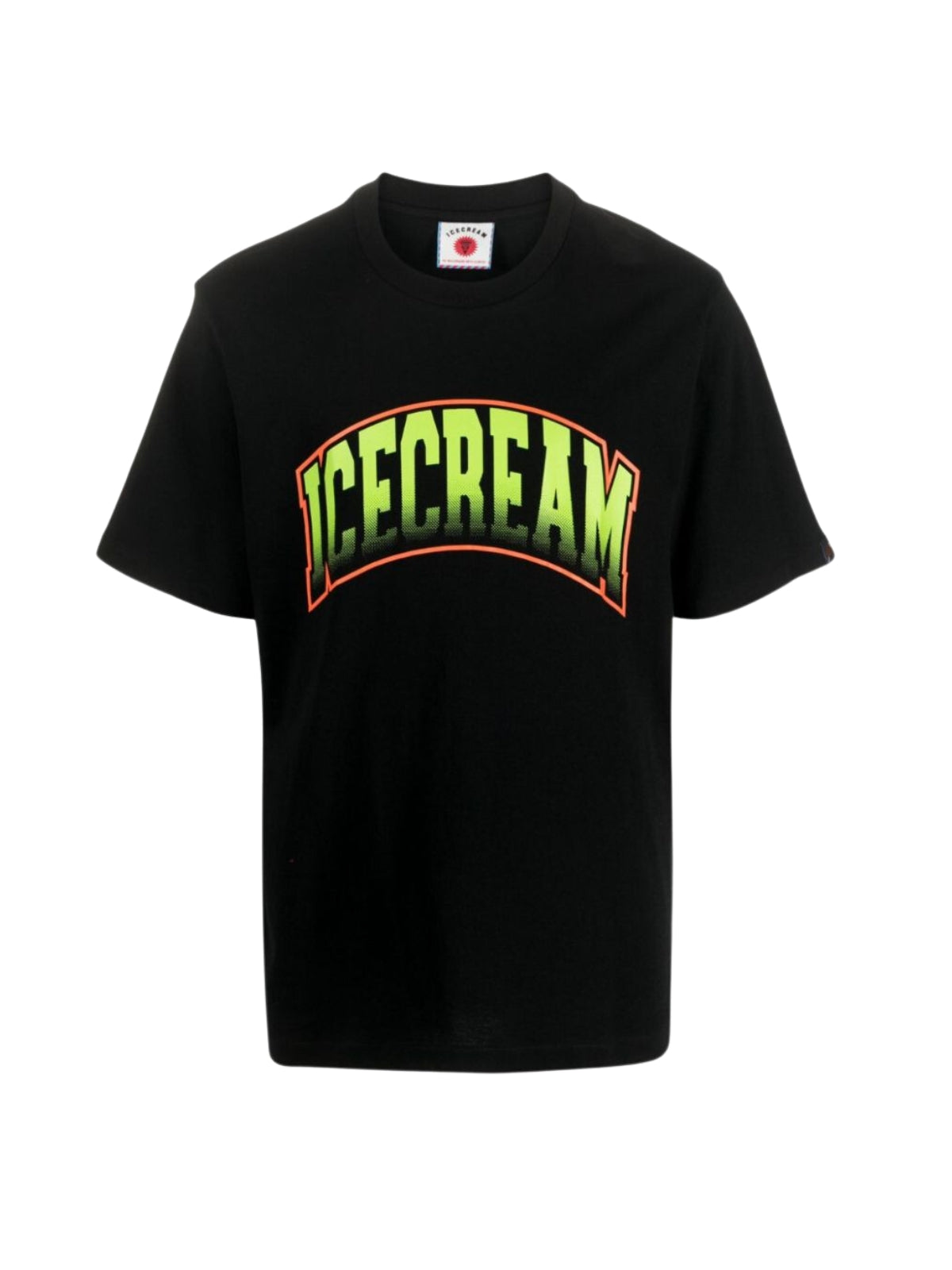 Ice-Cream T-Shirt Arched Logo Black