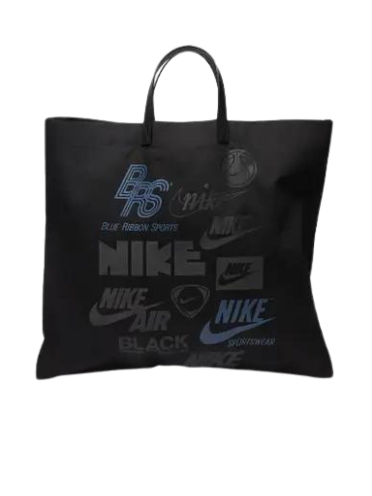 Comme Des Garcons Bag Tote Allover Nike Logo Black