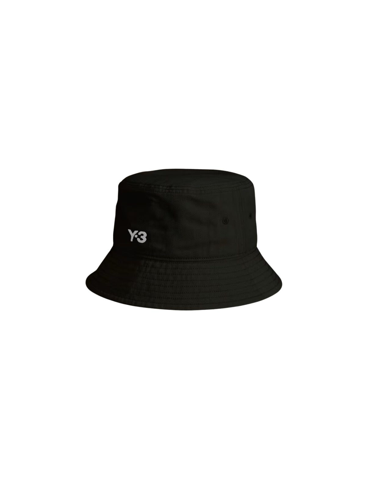 Y-3 Bucket Hat Logo Black