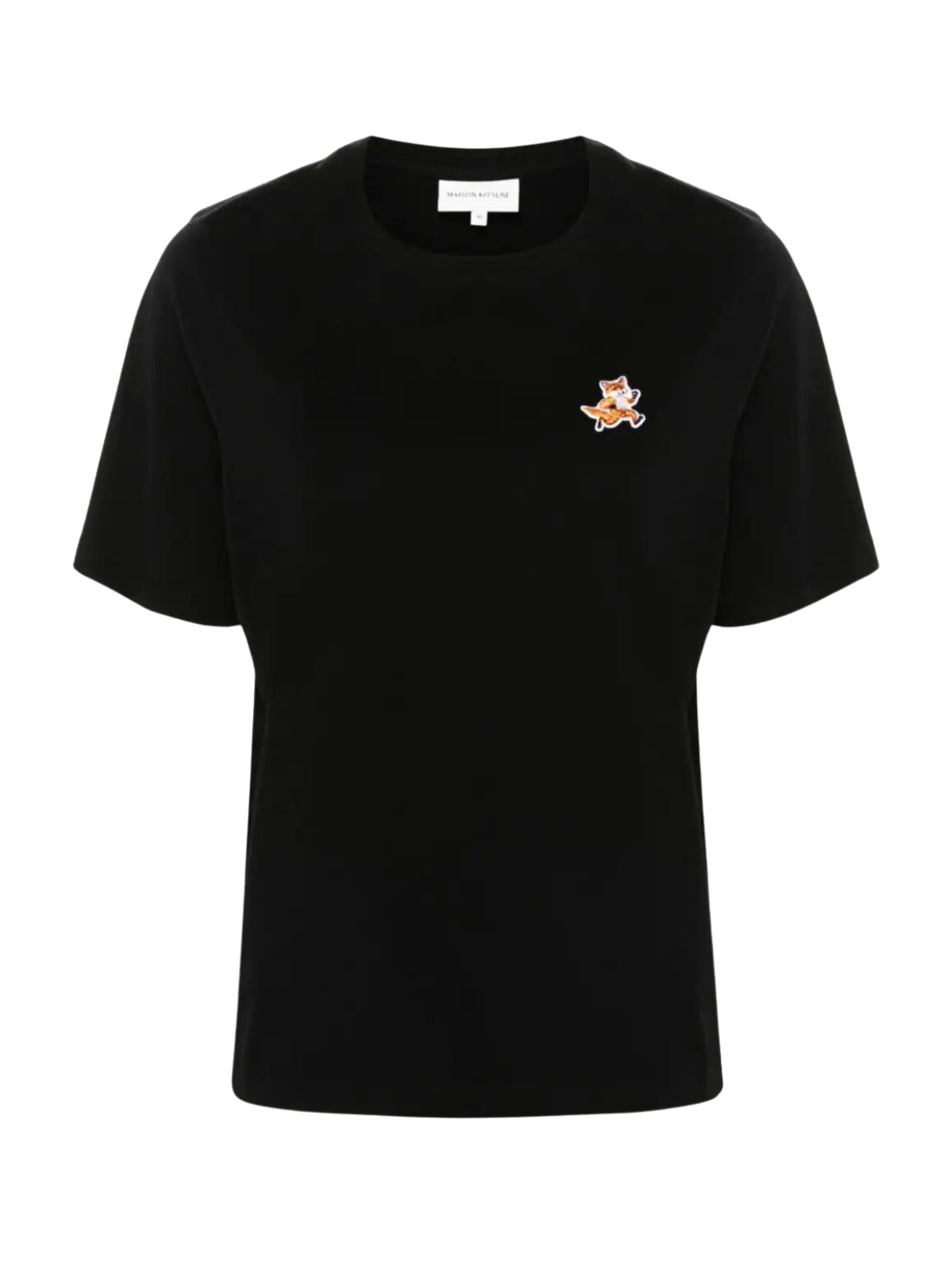 Maison Kitsune T-Shirt Speedy Fox Patch Comfort Black