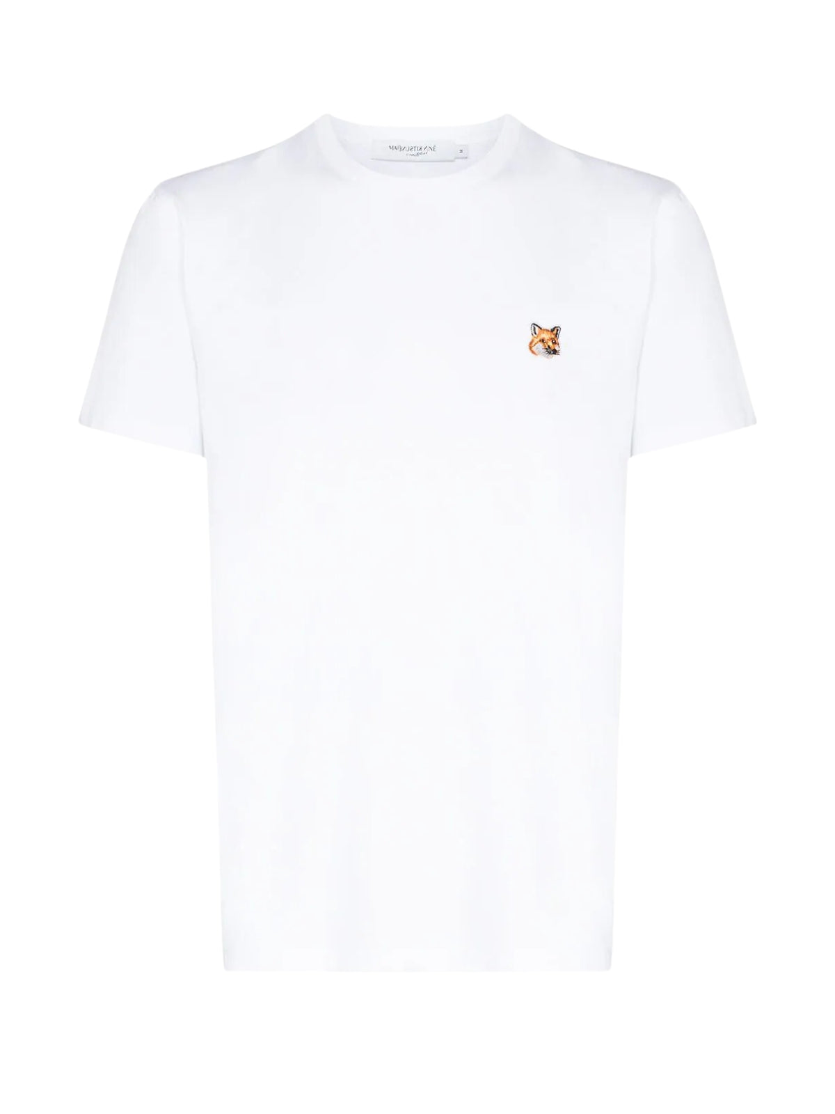 Maison Kitsune T-Shirt Handwriting Comfort White-Black