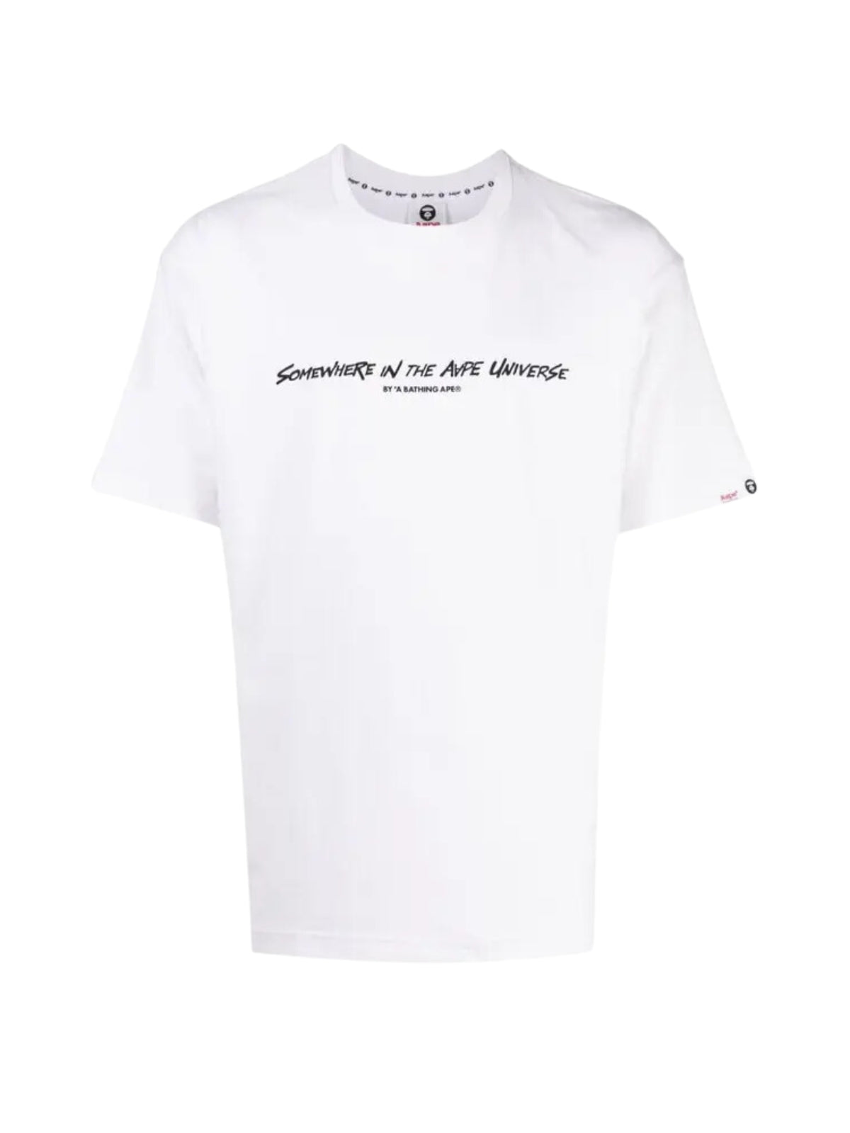 Aape T-Shirt Slogan White