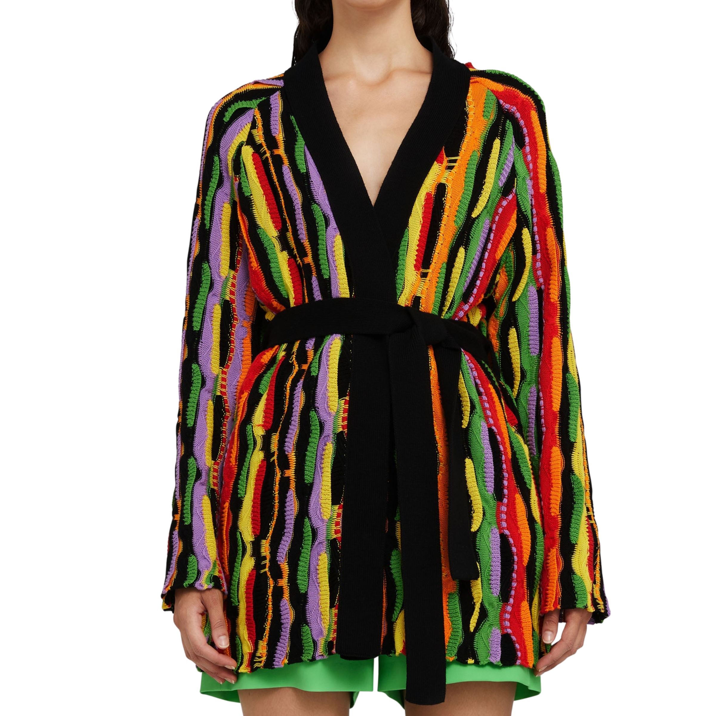 Msgm Sweater Ladies Belt Multi Colour